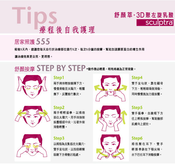 舒顏萃術後照顧